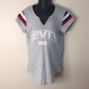 Levi’s Light Grey Short Sleeve Top Girl’s S